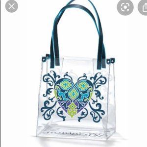 NWT Brighton Summer Heart Clear Tote Boho Love
